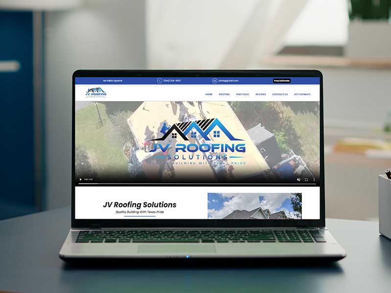 mockup of 5-star Roofing's MapYourProjects Pins