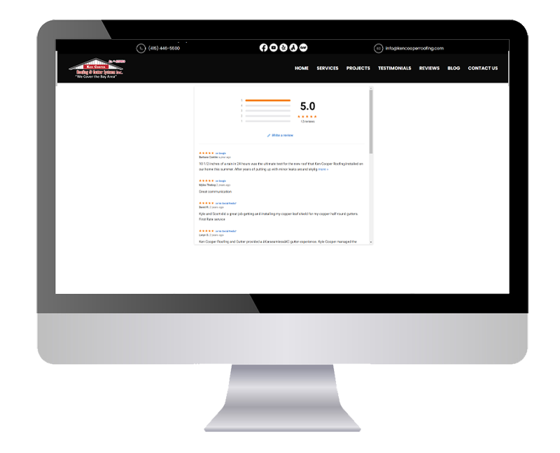 YourWebPro Website with Review Management